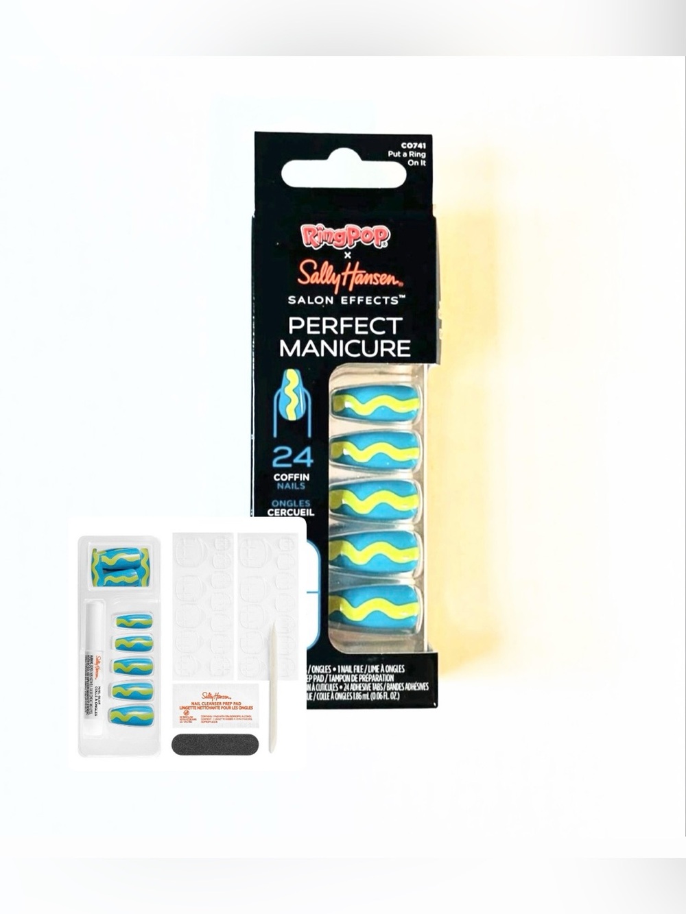 Sally Hansen x Ring Pop Salon Effects Press-On Nails Put A Ring On It